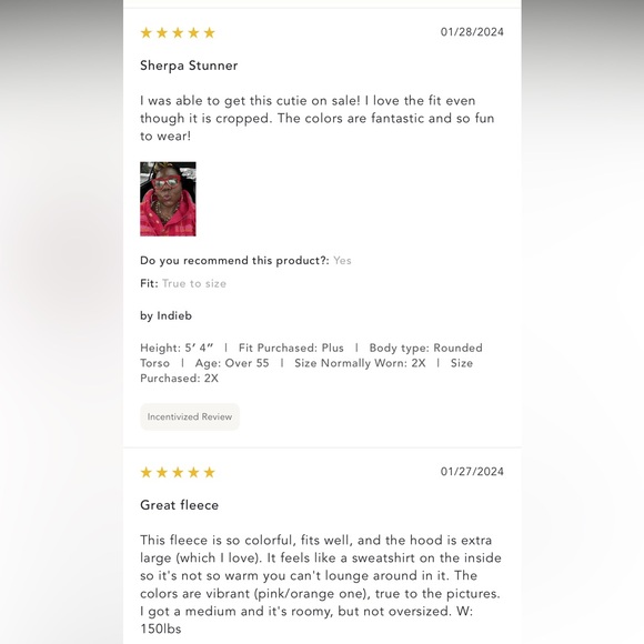 Anthropologie NWT vibrant fleece hoodie, Sz X-Sm, super fun! Crop style. - Picture 7 of 14